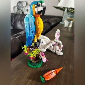 Lego  Parrot and White Rabbit Complete Sets